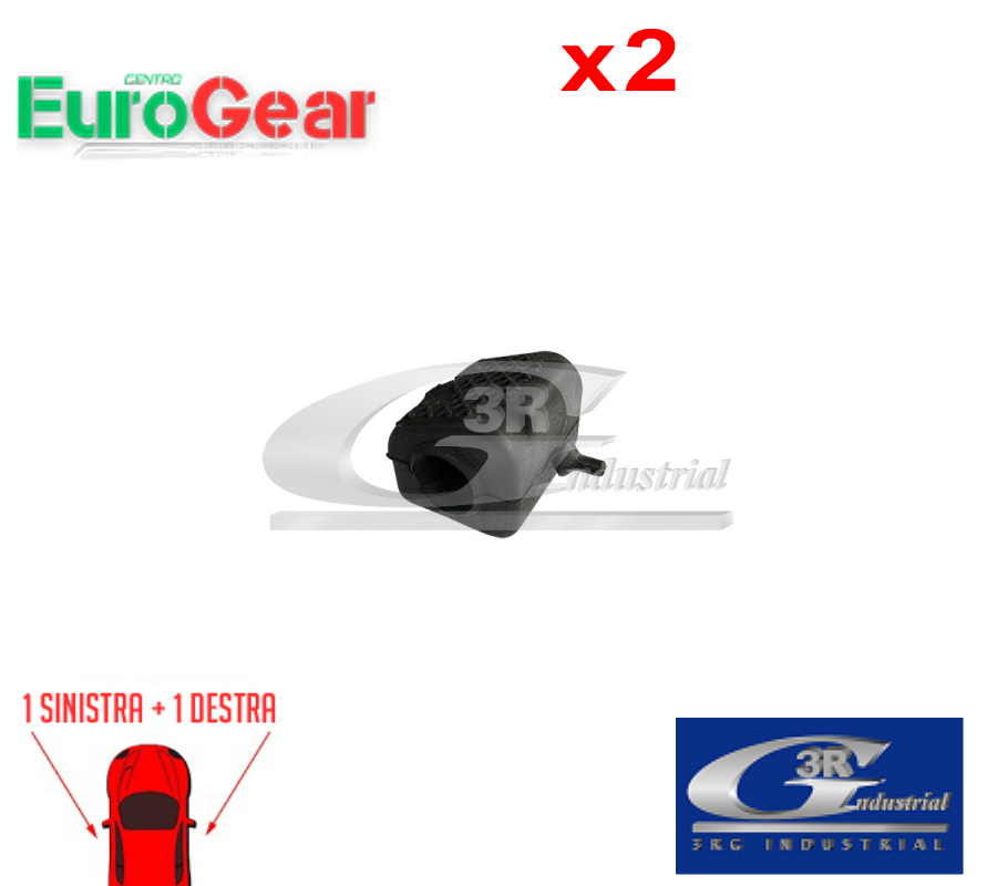 Set di 2 Stabilizzatore Supporto 3Rg 60287 for Citroën / Ds / Peugeot / 2 PCS