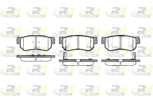 Pastiglie freno Assale posteriore 2746.02 ROADHOUSE per KIA HYUNDAI