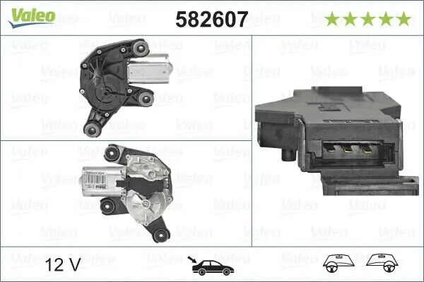 Motore tergicristallo posteriore 582607 VALEO per ALFA ROMEO GIULIETTA