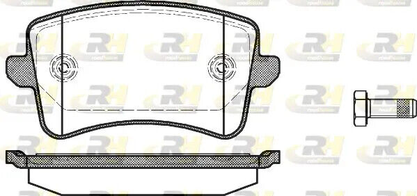 Pastiglie freno Assale posteriore 21343.00 ROADHOUSE per AUDI Q5 A5 A5 Sportback