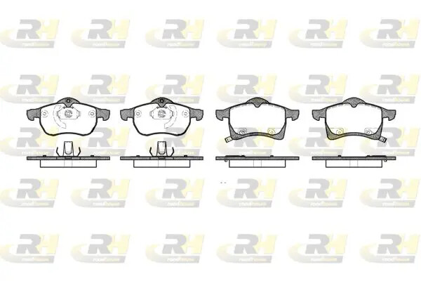 Pastiglie freno Assale anteriore 2683.02 ROADHOUSE per OPEL ASTRA G Hatchback