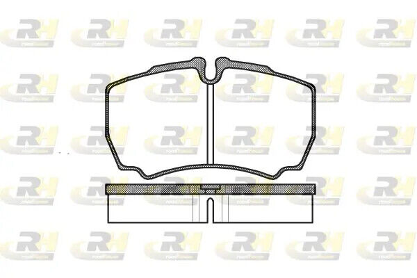 Pastiglie freno Assale posteriore 2849.00 ROADHOUSE per IVECO DAILY III Furgone