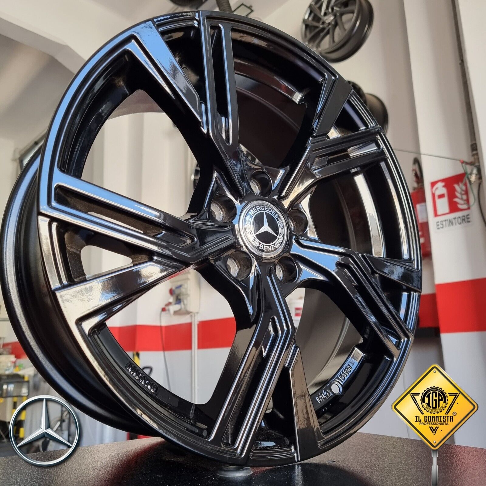 KIT 4 Cerchi In Lega 18" Compatibili con Mercedes Classe A W169 176 177 AMG all
