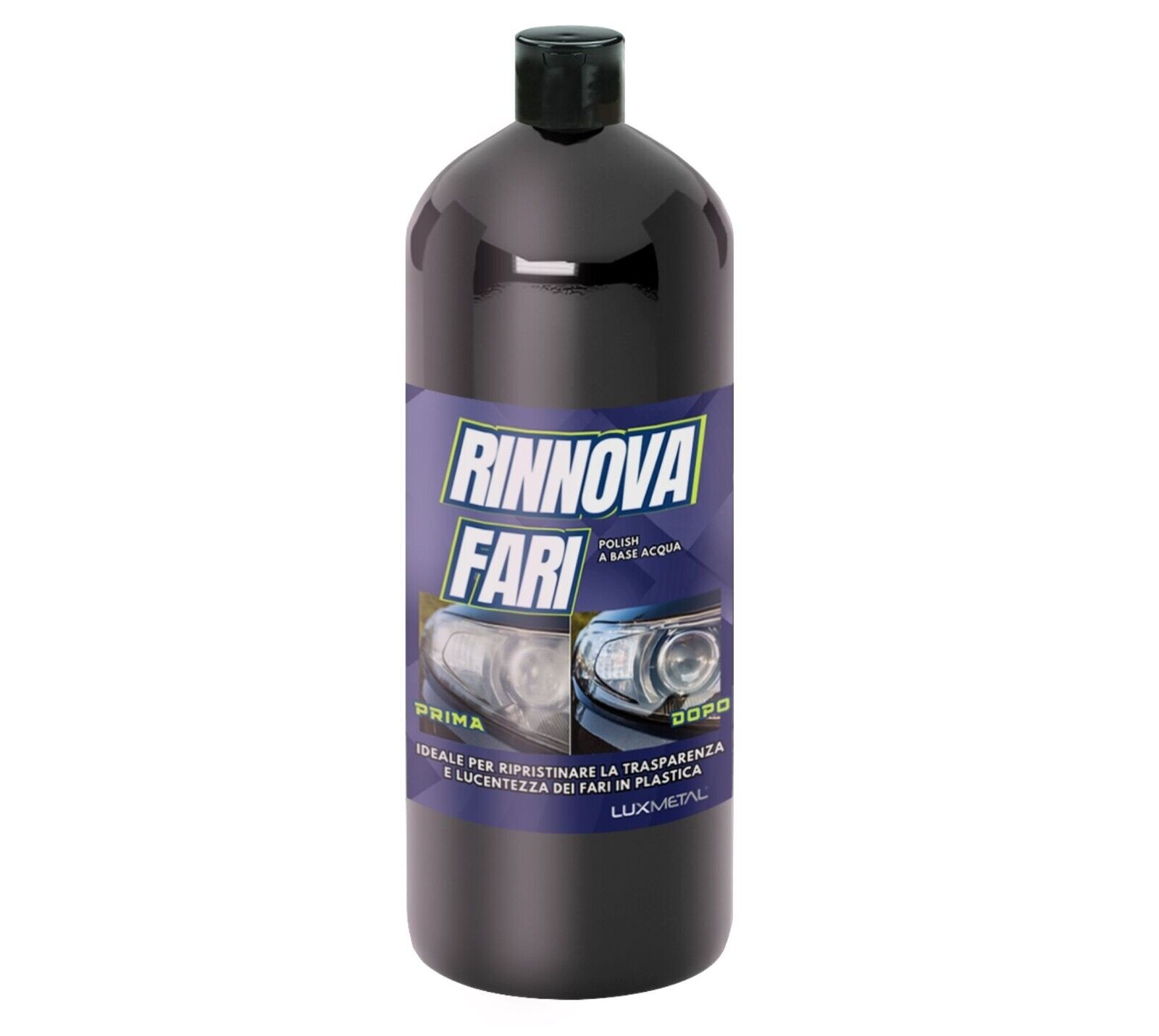 Polish Lucidante Rinnova Fari 1KG Pasta abrasiva per lucidare plastica auto moto