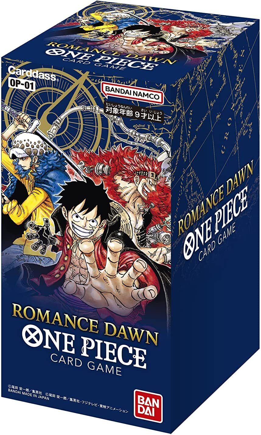 Bandai one piece Gioco Carte Romantico Alba OP-01 Booster Box Giappone Ufficiale