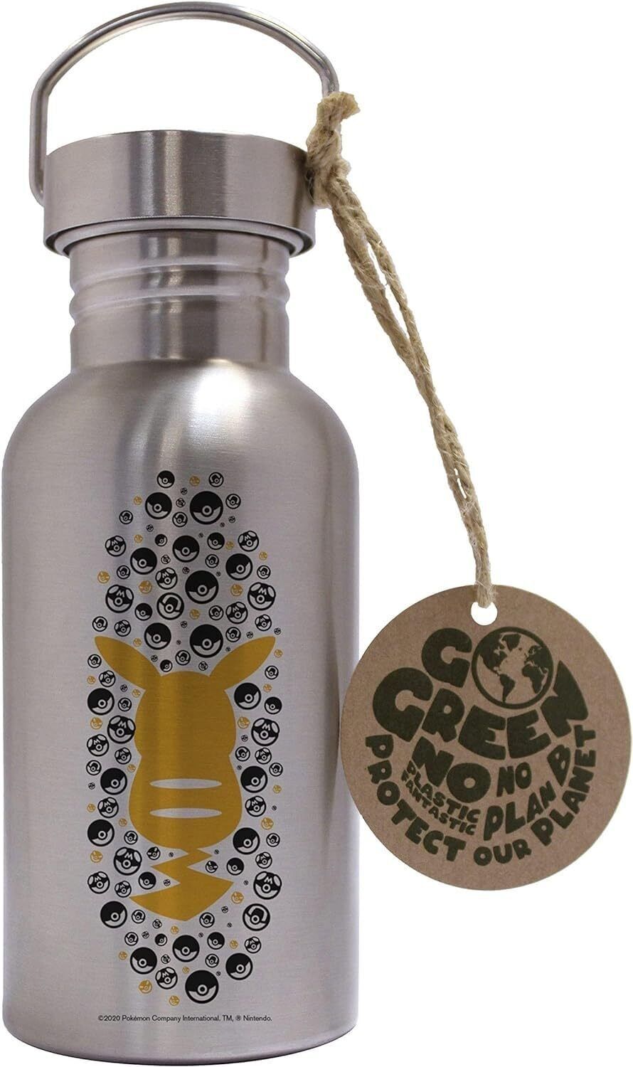 Pokemon Canteen Steel Bottle Pikachu ABYSTYLE