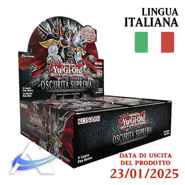 PREVENDITA 23/01/25 Box OSCURITÀ SUPREMA Supreme Darkness SUDA ITALIANO YUGIOH