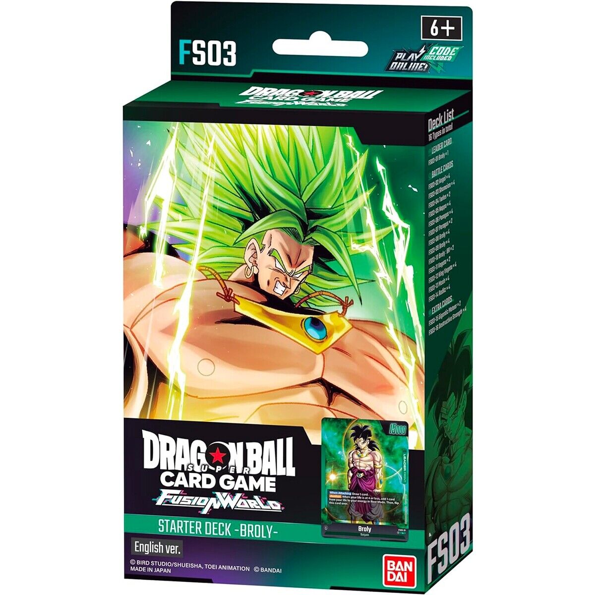 Dragon Ball Super Card Game Fusion World sd 03 fs03(3rd)