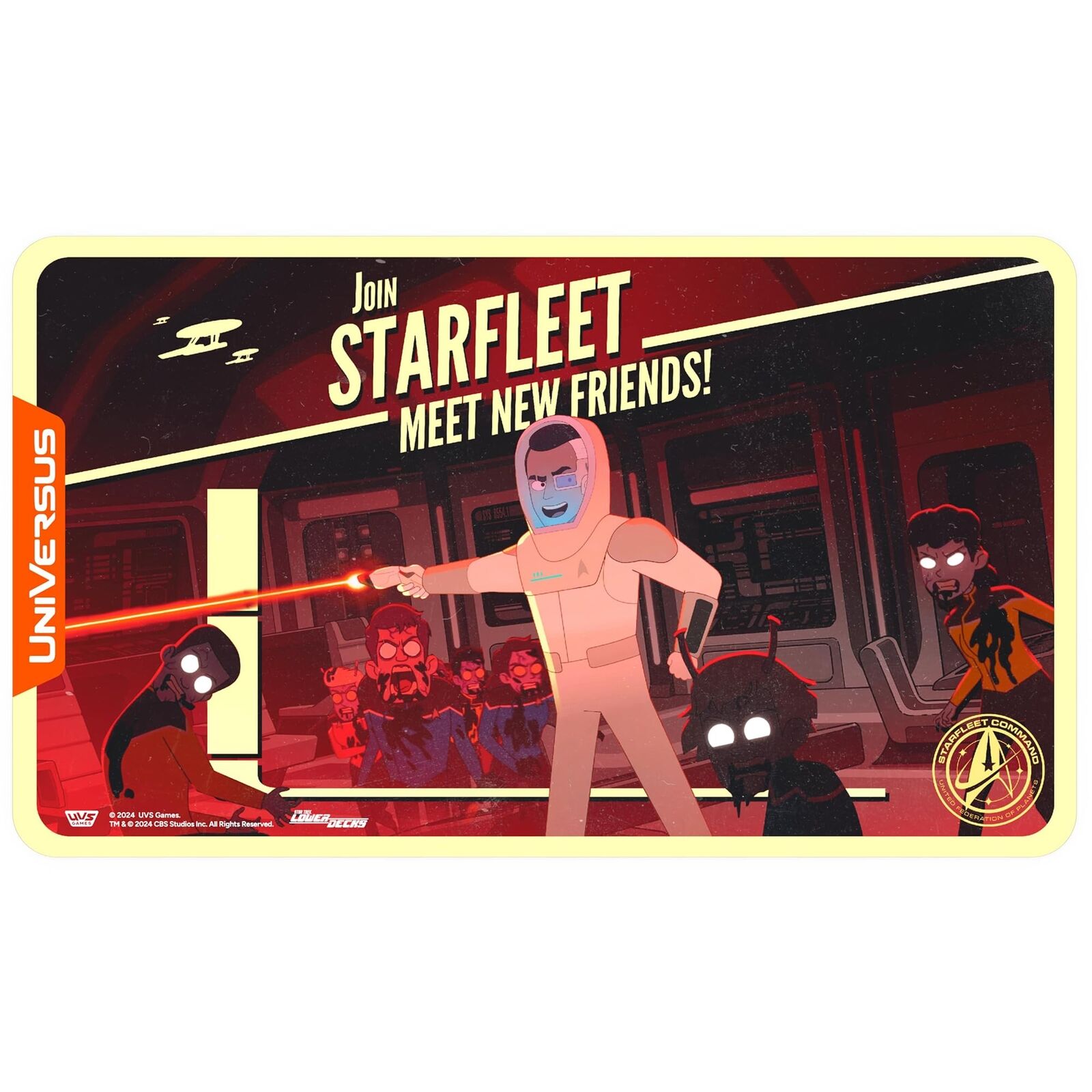 UniVersus: Star Trek: Lower Decks - Sam Rutherford Playmat - 24 x 14 Neoprene Ma