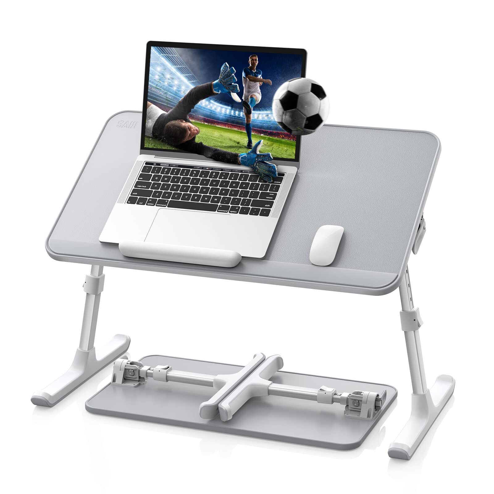 Tavolo da letto SAIJI Lap Desk pelle resistente altezza e angolo di inclinazi...
