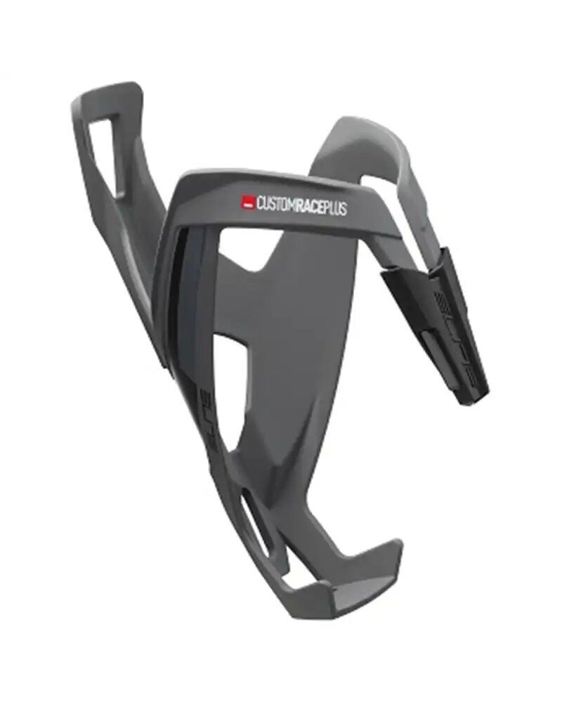 Elite Portaborraccia Custom Race Plus Soft Touch, Grigio/Logo Nero (Opaco)