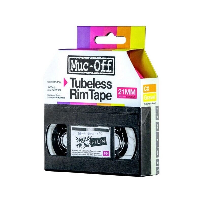 nasto tubeless rim tape tubeless 19mm x 10m MU02RTT00A100001 MUC-OFF bicicletta