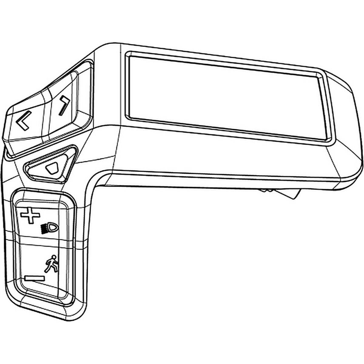 Purion 200 Display e Unità di Comando per eBike (222mm, BRC3800) - Display TFT 1