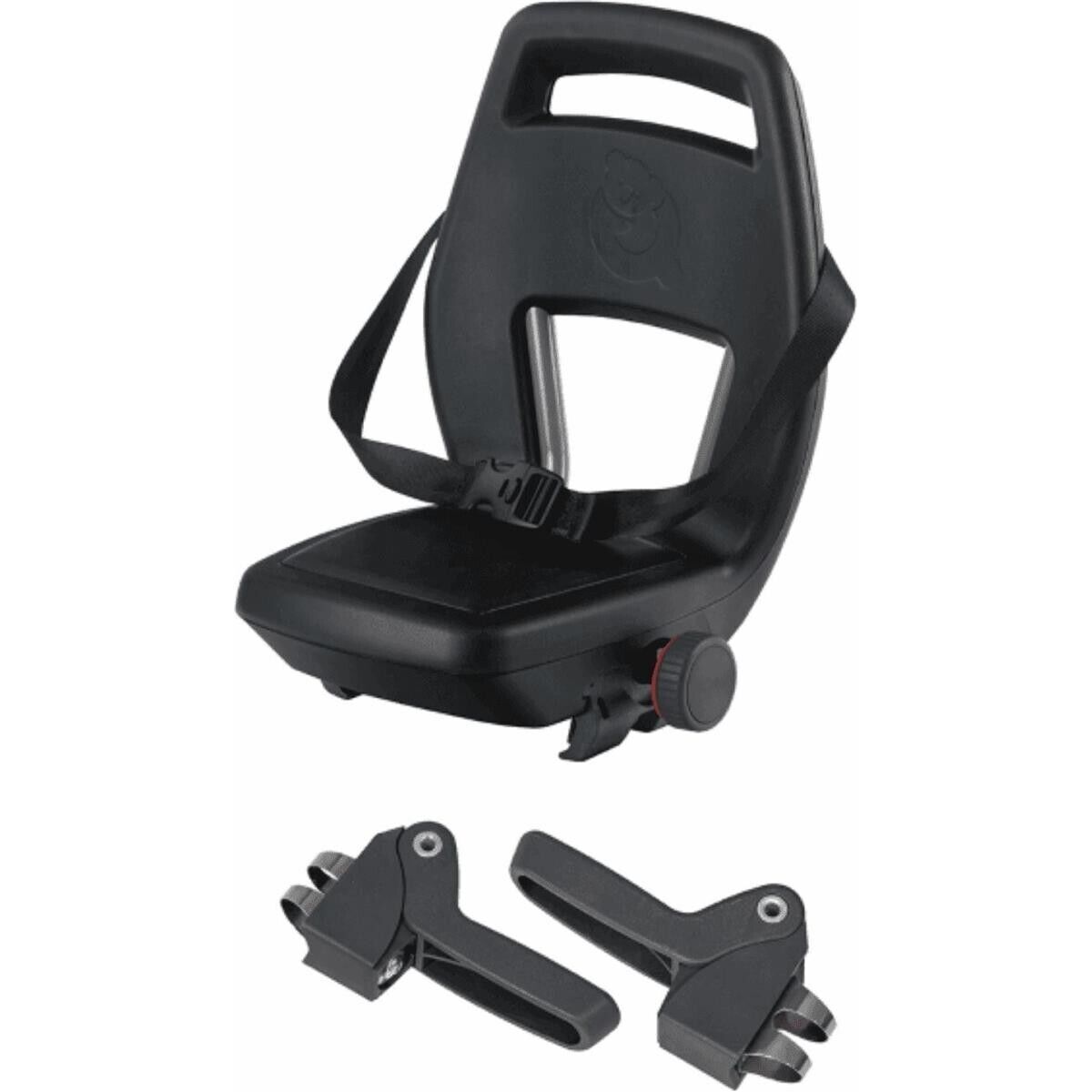 Seggiolino Posteriore Qibbel 6+ Junior Nero per Portapacco, Bambini 6+ Anni, Fin