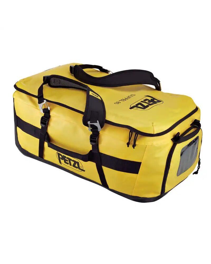 Petzl Duffel Borsa da Trasporto 85 Litri, Giallo/Nero