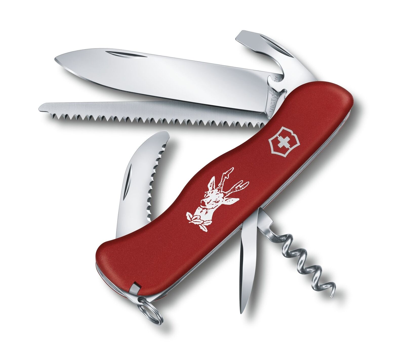 0.8573 VICTORINOX HUNTER RED COLTELLO PER CACCIATORE ROSSO SWISS 0.8573