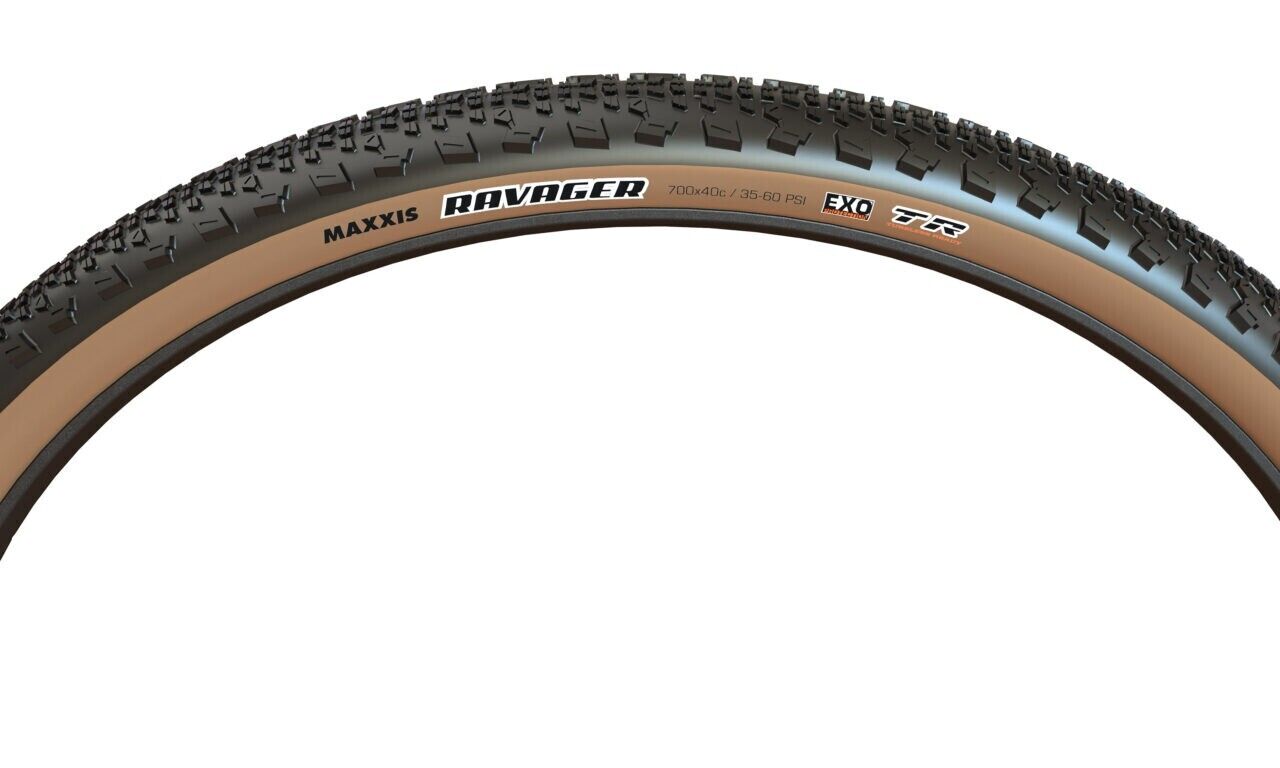 Copertone MAXXIS Ravager 700X40c EXO TR Tanwall nero/para 60TPI pieghevole
