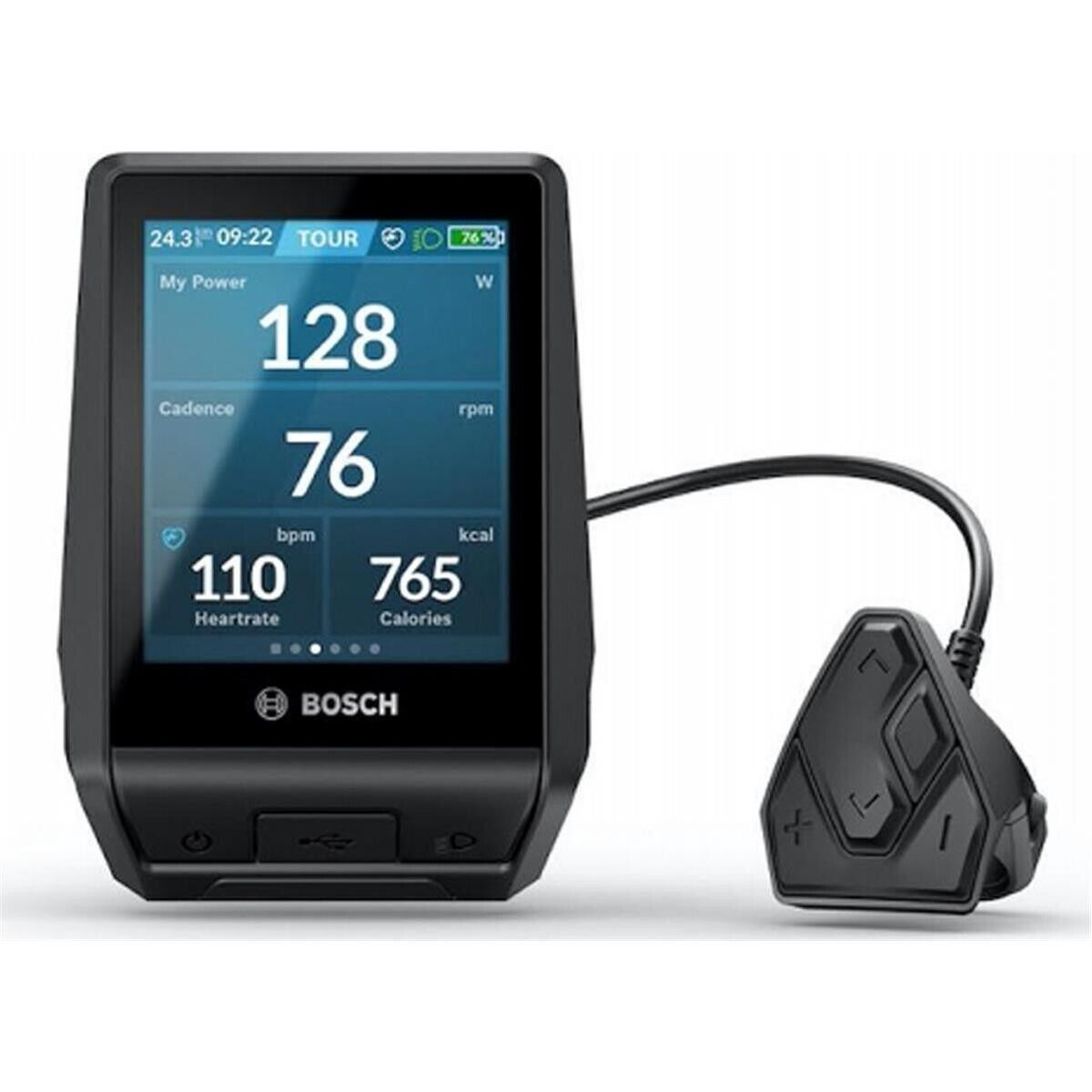 Kit Retrofit Bosch Nyon BUI350 Antracite con Supporto e Unità di Controllo per D