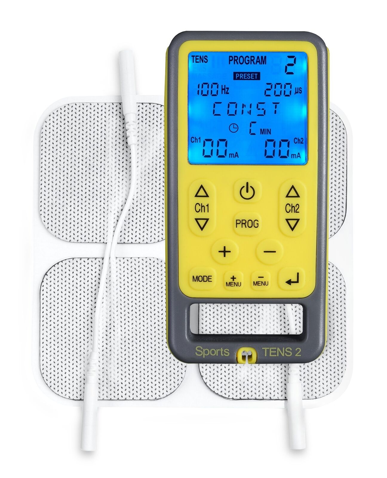 TensCare Sports TENS - Elettrostimolatore a 2 canali per TENS/EMS/massaggio