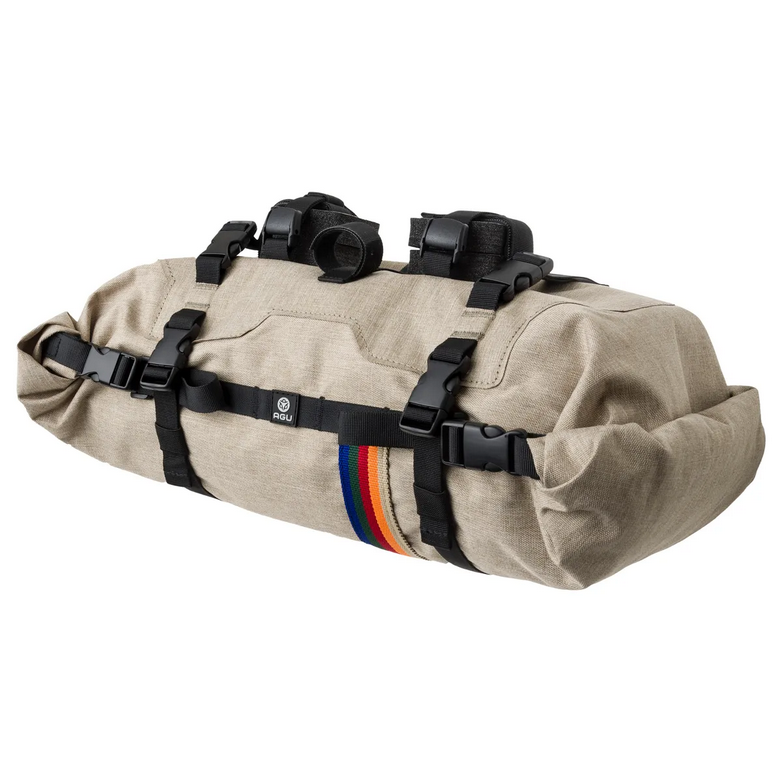 Borsa anteriore al manubrio bikepacking  AGU VENTURE 17 litri vintage