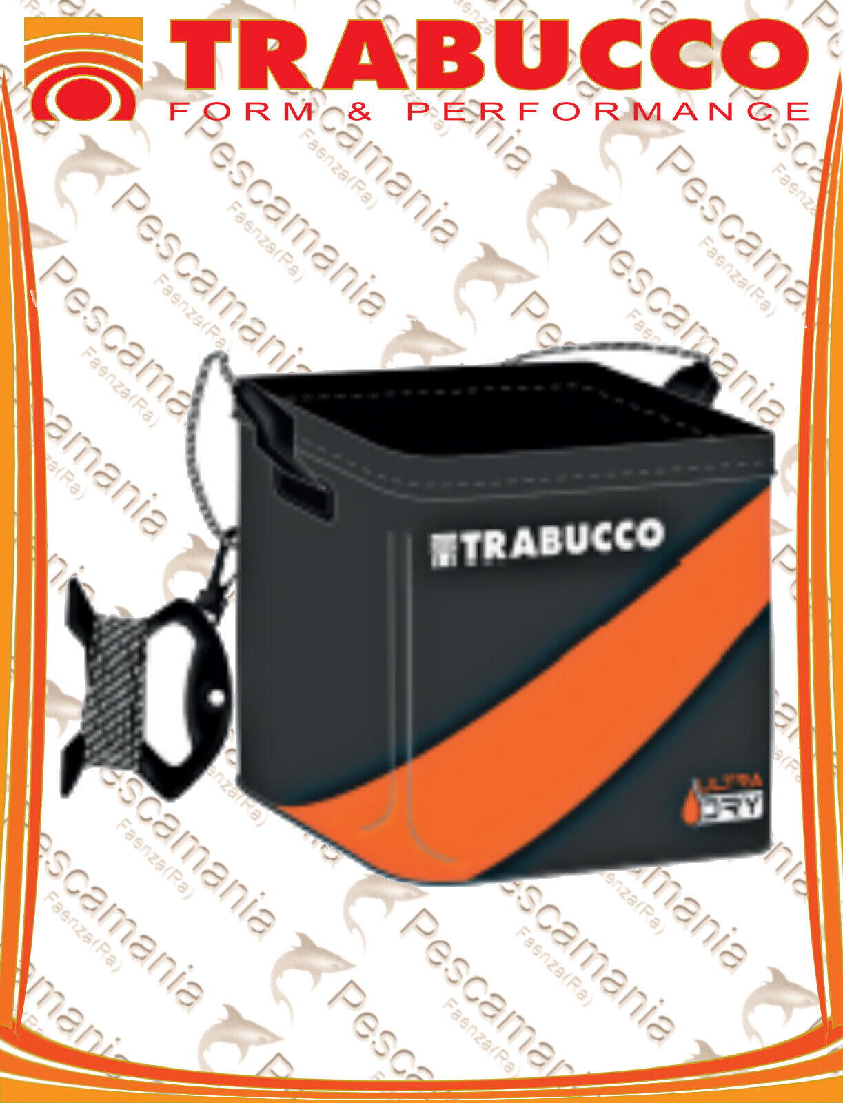 Secchiello PVC Trabucco DROP BUCKET corda prendi acqua richiudibile 18x18x18cm