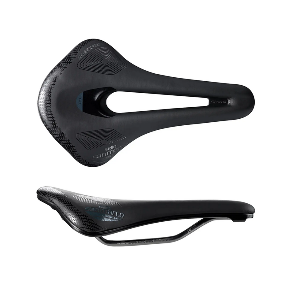 Sella bici Selle San Marco SHORTFIT 2.0 Supercomfort Open-Fit Racing Wide Xsilit