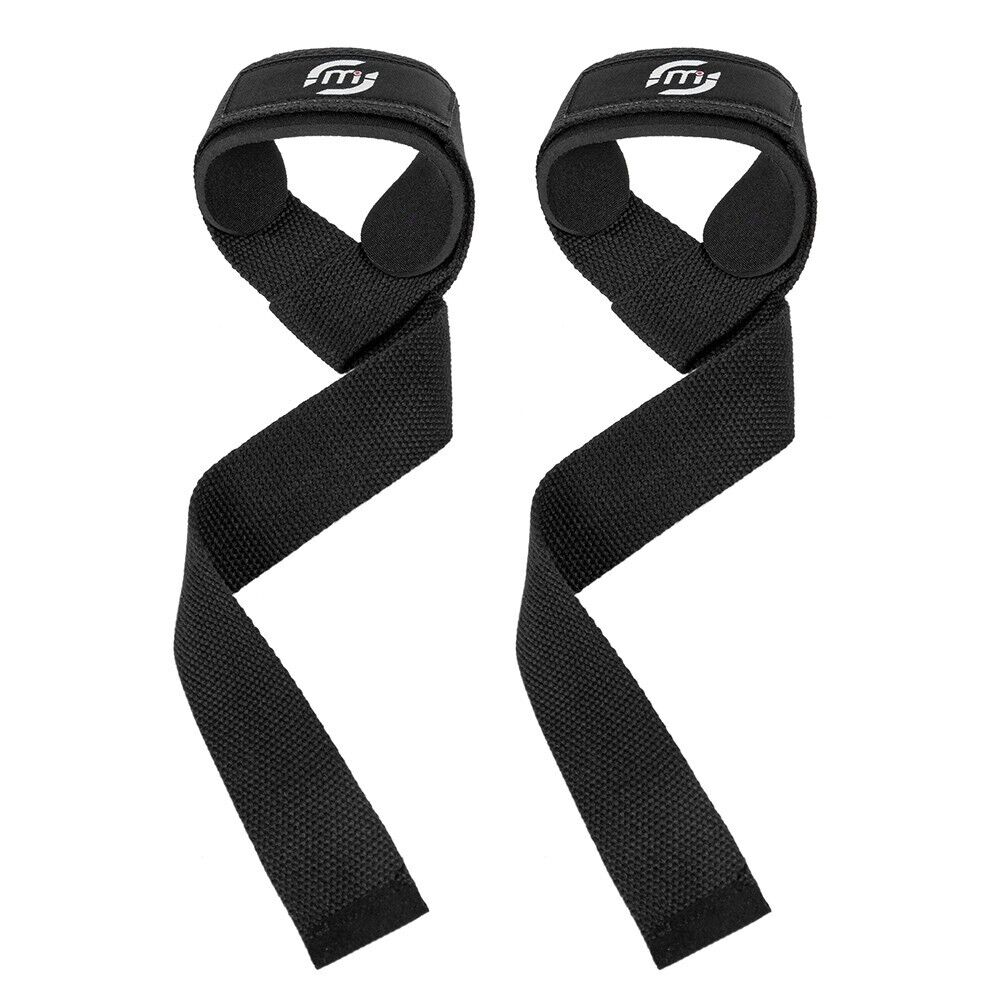 Ausili di trazione per allenamento della forza imbottiti Lifting Straps stacc...