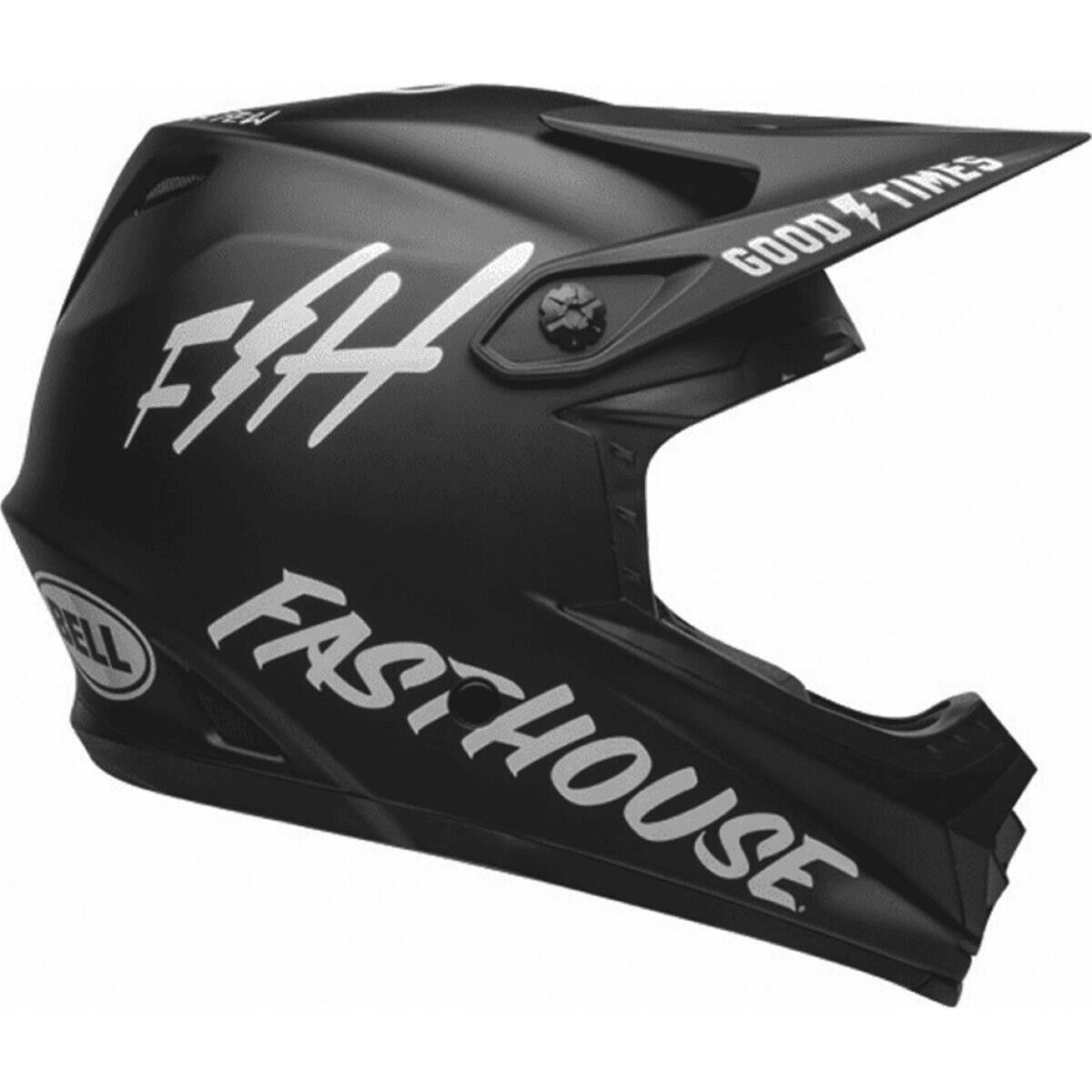 Casco Integrale Full-9 Fusion MIPS Bianco/Nero, Taglia 53-55 cm, con Guscio in F