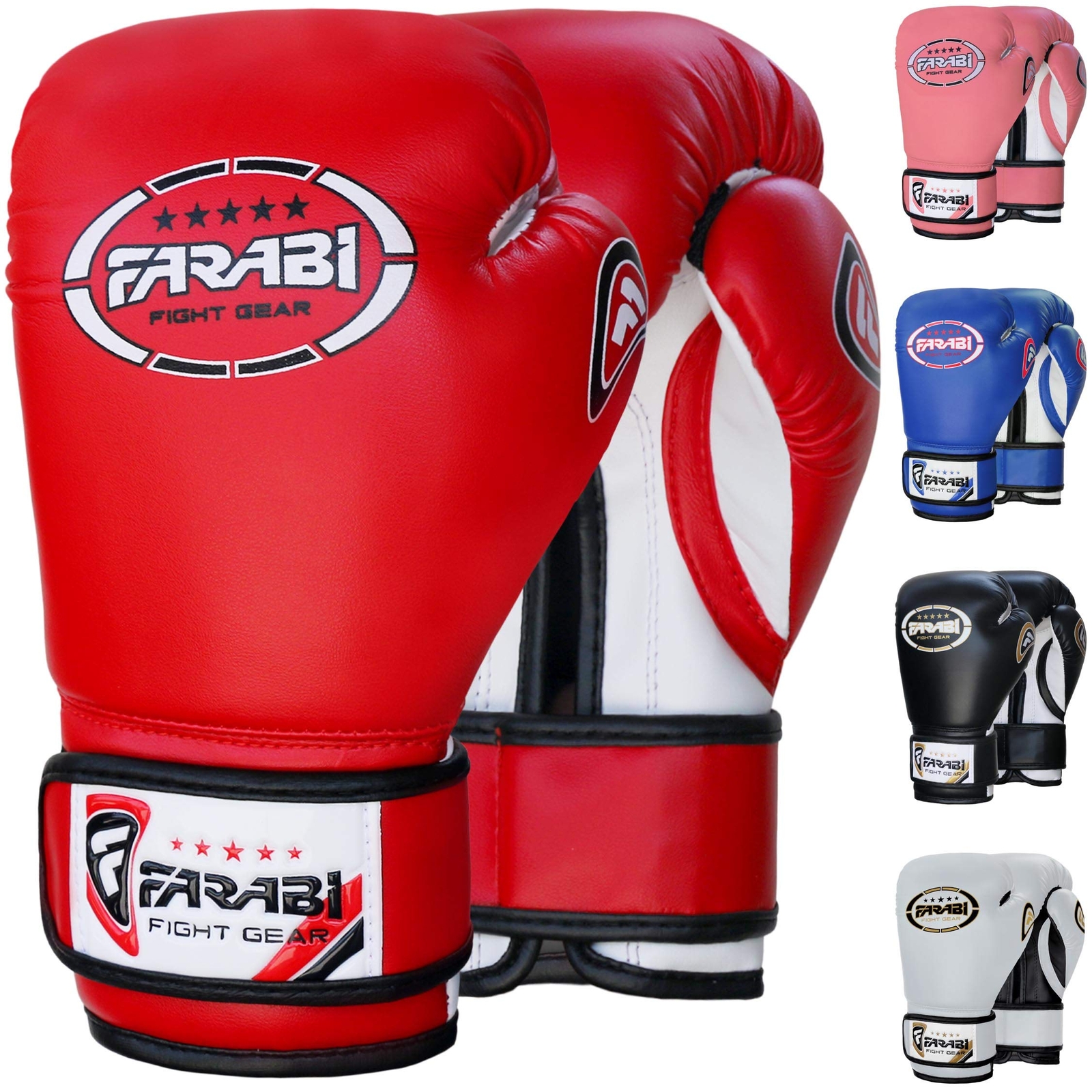 Farabi Sports guanti da boxe per bambini 4 oz 6 oz 8 oz guantoni boxe bambino...
