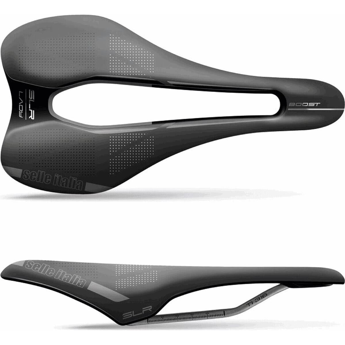 Sella SLR Boost Lady Superflow Nero 130x248mm, 198g, Fibra Tek, Performance per