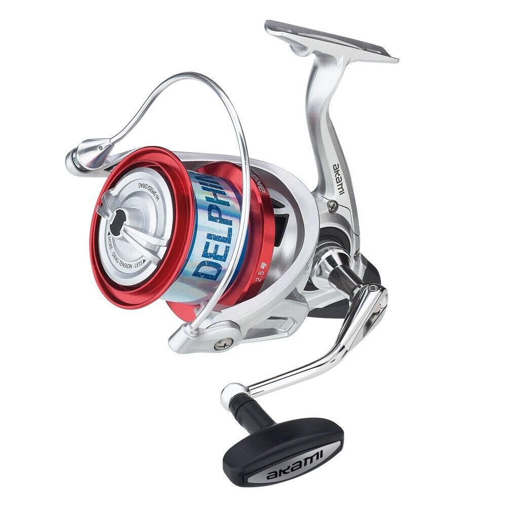 Mulinello da pesca surfcasting lancio sull'onda pesca sportiva akamo delphinus s