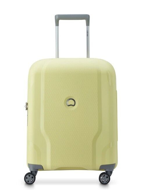 TROLLEY DELSEY clavel mr trolley slim 4 ruote doppie 55cm GIALLO PALRINO PIC  sc
