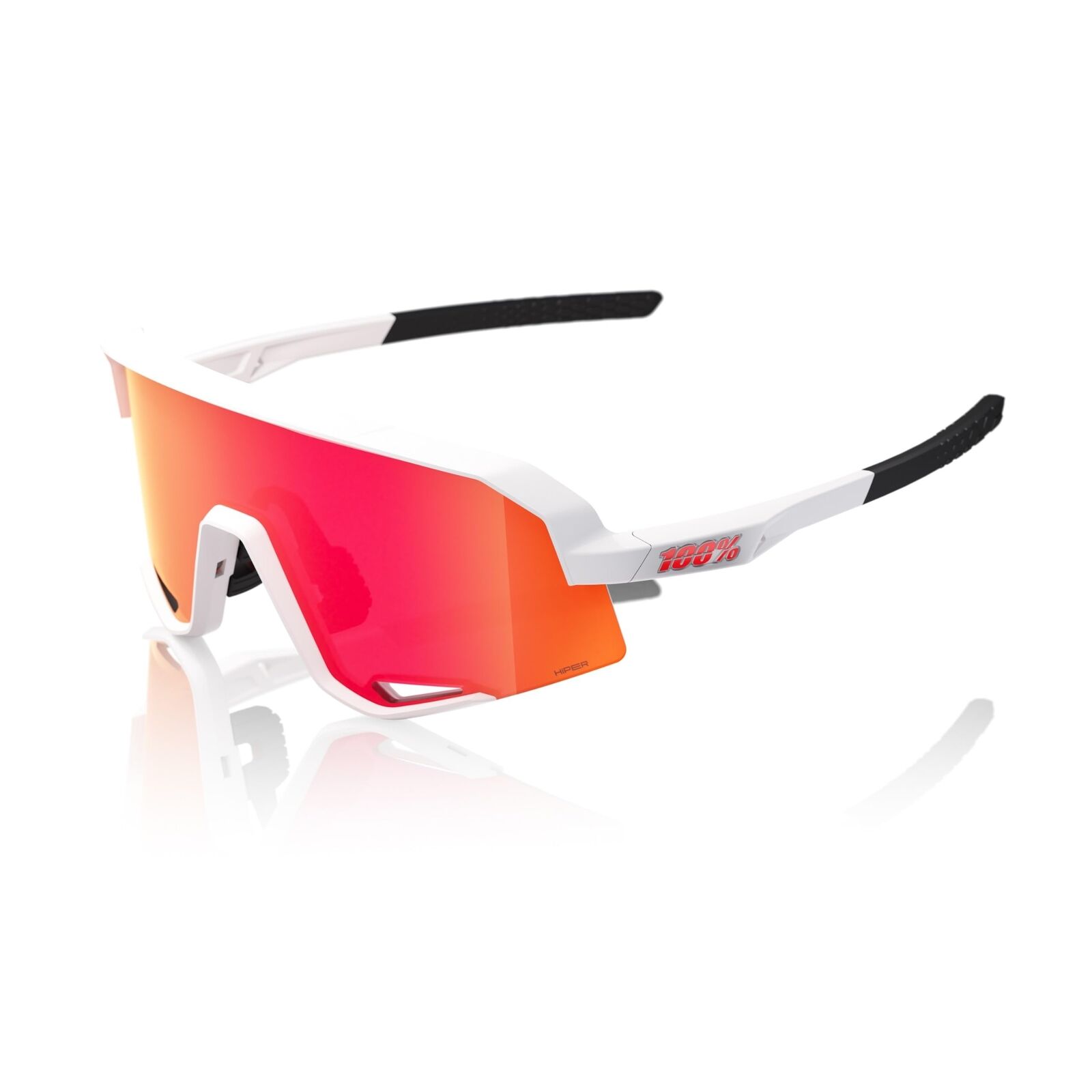 100% SLENDALE Bianco Opaco - Specchio multistrato Hiper Red rosso