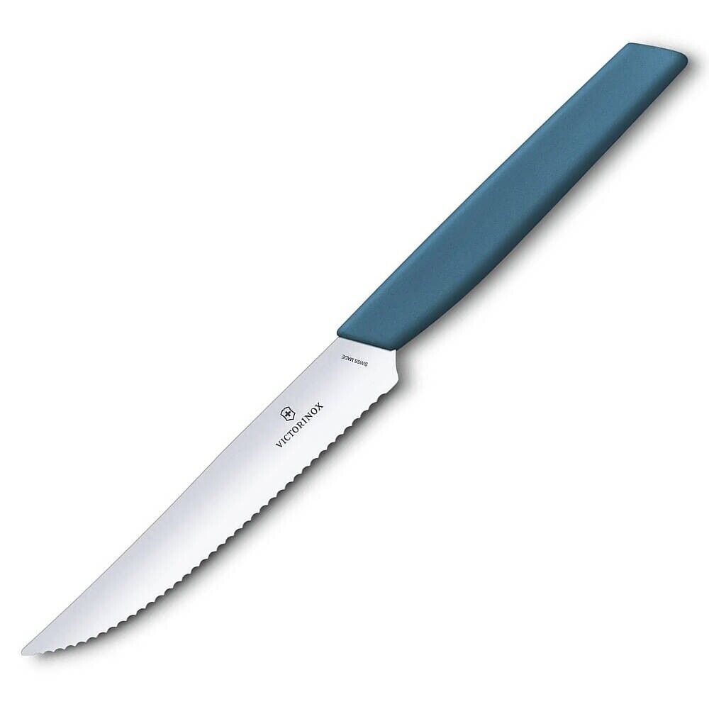 6.9006.12W2 Victorinox Coltello da pizza o carne cornflower-blue Swiss Modernseg