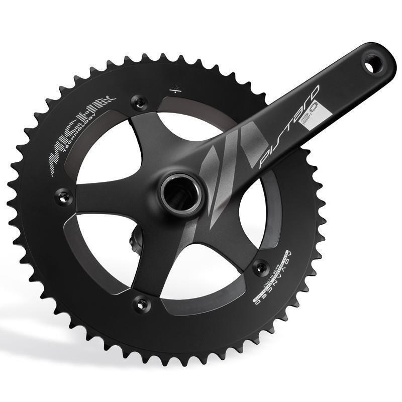 guarnitura pistard 2.0 167,5mm 49t nero MICHE Bici Scatto fisso
