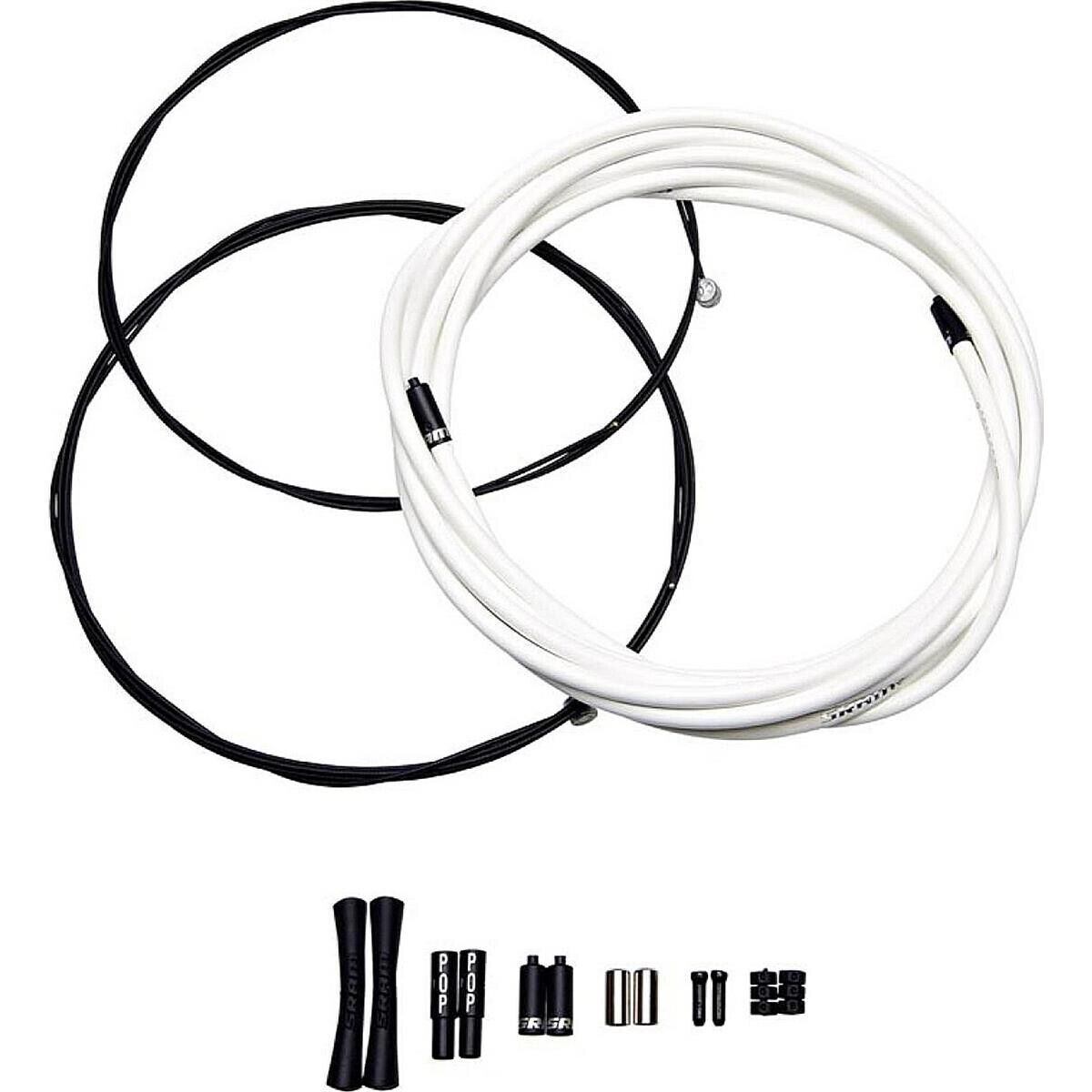 Kit Cavi Cambio SRAM Slickwire Bianco per Strada e MTB - 2300mm, 1.2mm, 4mm Sram