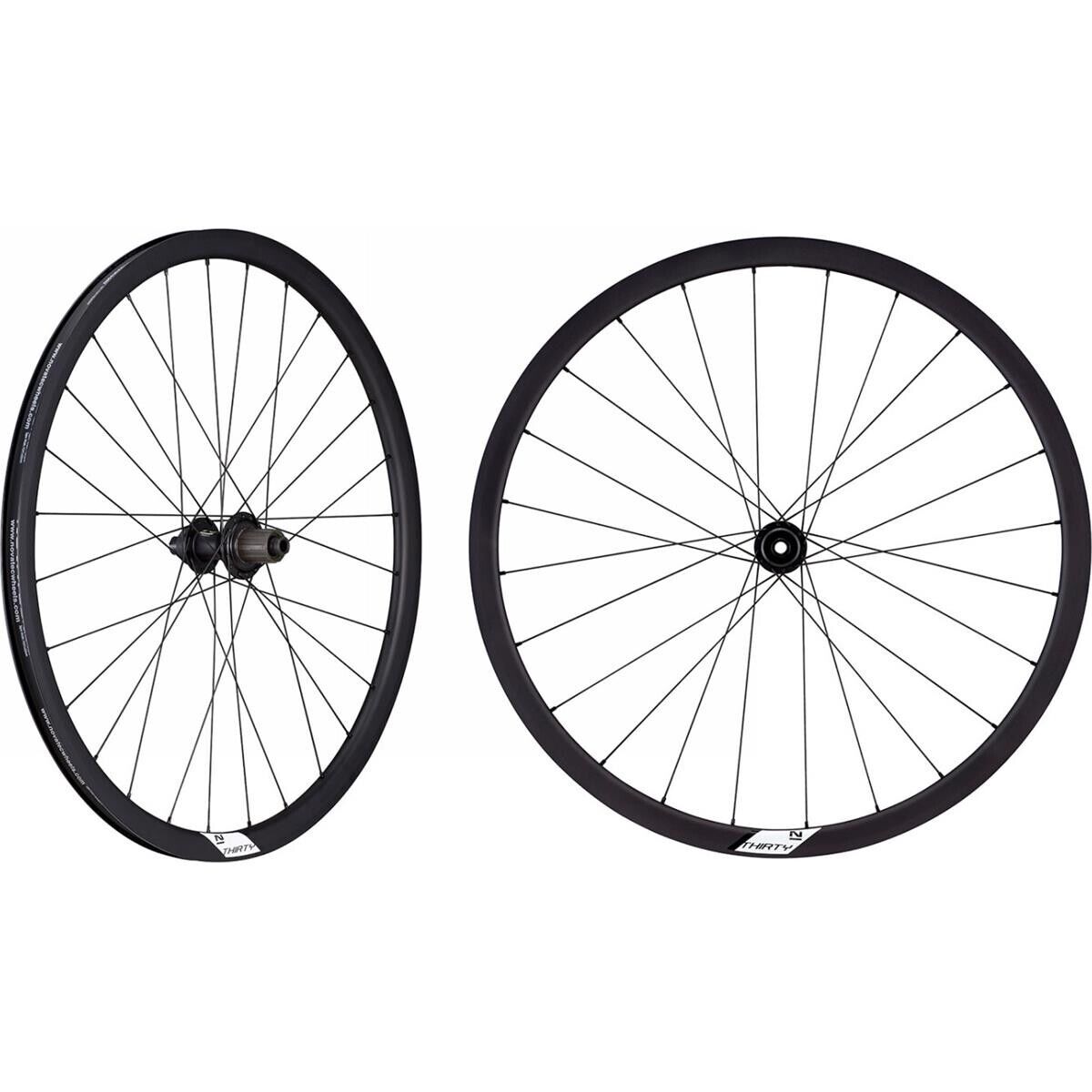 Set Ruote Novatec 30 Disc 28' Tubeless Ready Nero, Cerchi Clincher, Max 110kg, A