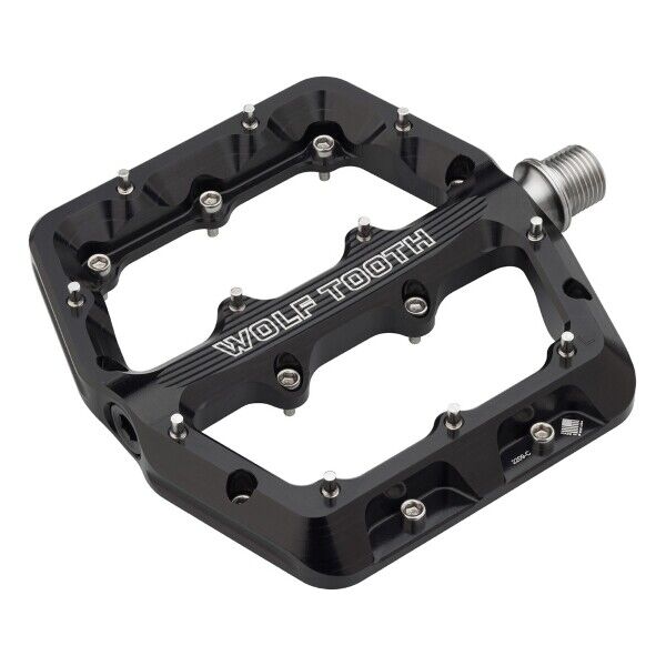 coppia pedali waveform large nero 421536003 Wolftooth flat bici pedali