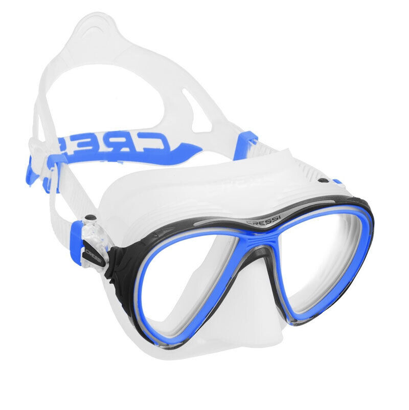 Maschera Cressi Sub Quantum Trasp-Blu anti appannamento