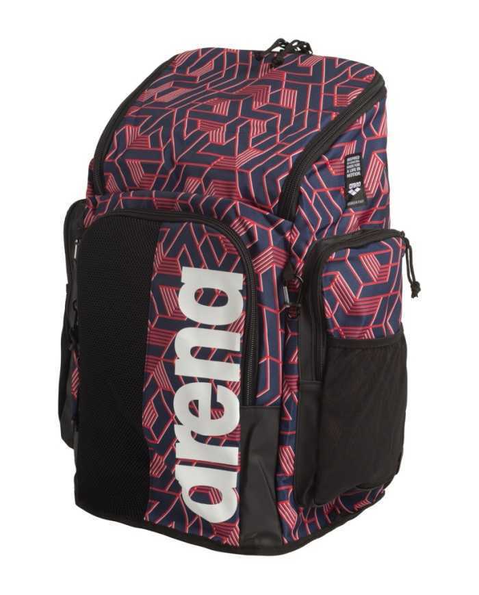 Arena Zaino Spiky III Backpack 45 Allover Escape Red 006272_122_TU