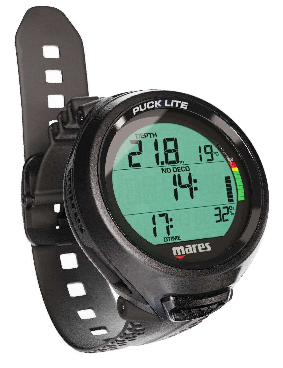 Mares Computer Subacqueo Puck Lite Black