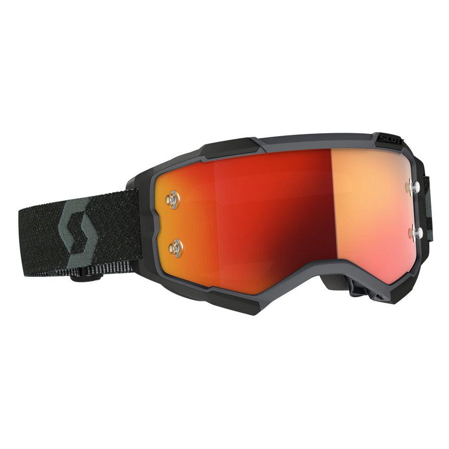 maschera fury nero lente orange chrome works arancio SCOTT Enduro