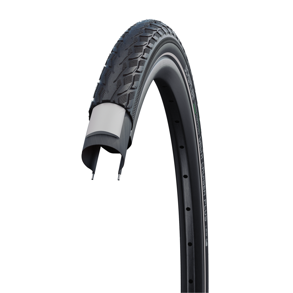 Schwalbe Delta Cruiser Plus Punctureguard Twinskin Verde 50EPI 700x28C Tire