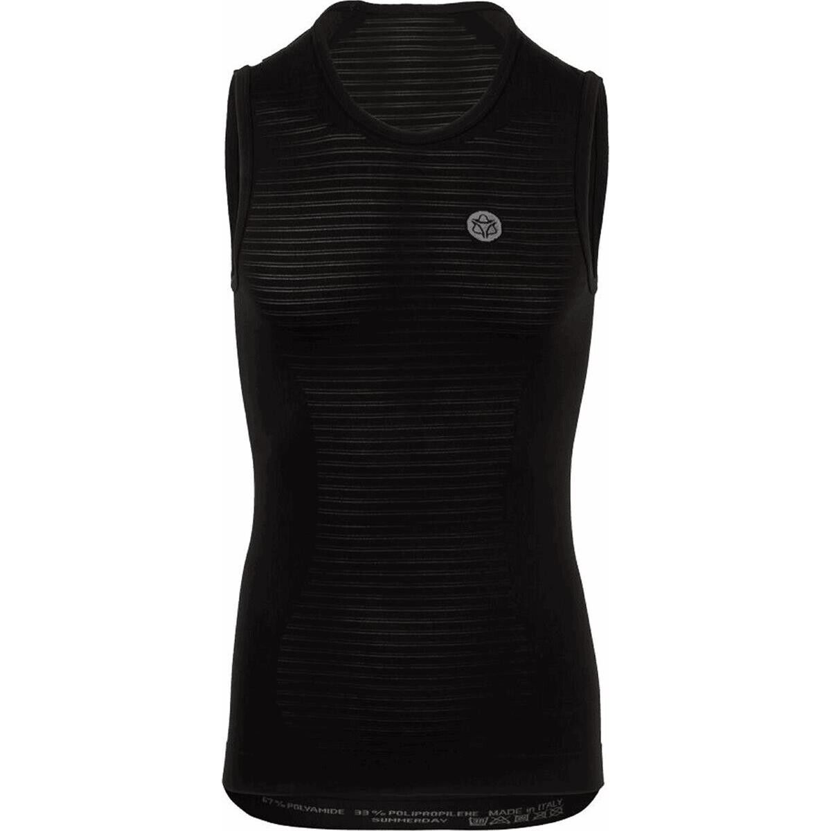 Maglia Intima Unisex Summerday Smanicata Nero - Taglia XS, Comfort e Stile Agu