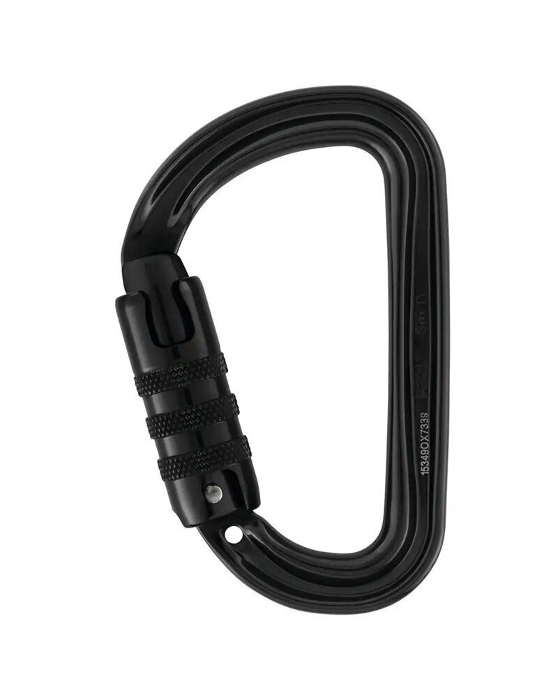 Petzl Sm'D TL Triact-Lock Moschettone, Nero