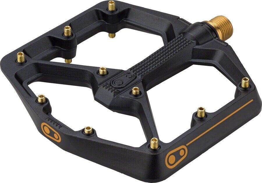 Crank Brothers Stamp 11 MTB Mountain Bike Plateau Pedali Titanio Nero Large
