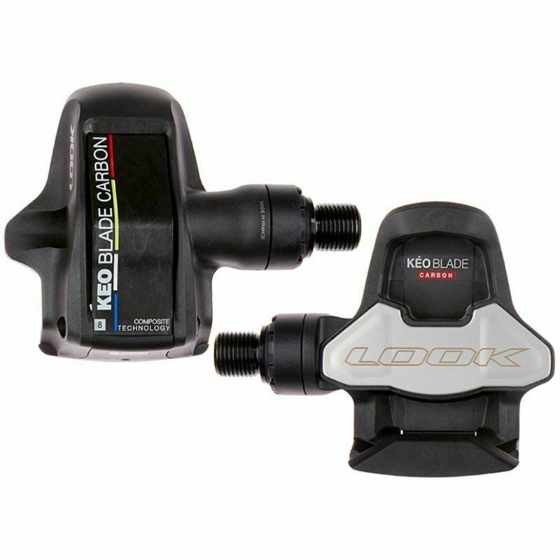 GST Look Keo Blade Carbon 8+12 Pedali Bici Strada con Tacchette, Nero