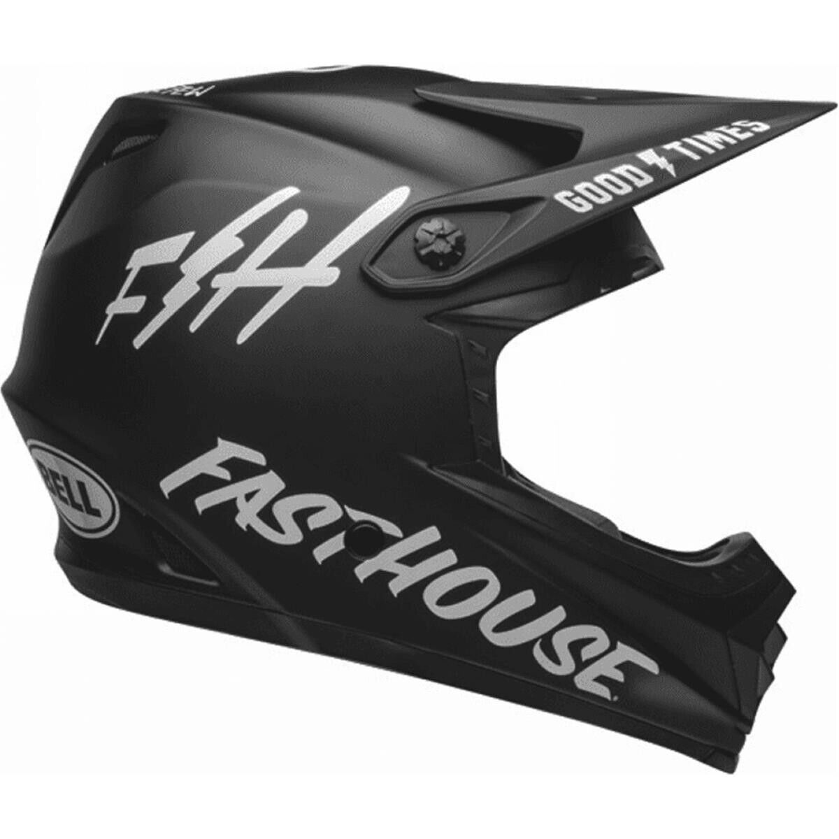 Casco Integrale Full-9 Fusion MIPS Bianco/Nero, Taglia 55-57 cm, con Ventilazion