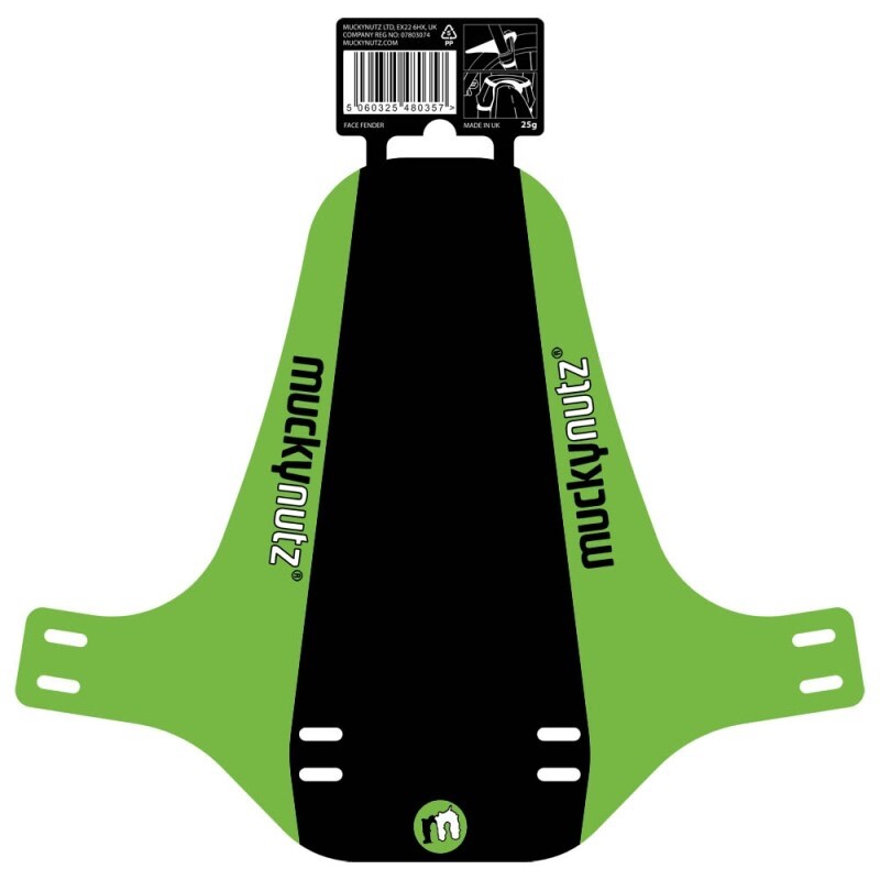 Mucky Nutz Verde Classica Viso FENDER V1 Mountain Bike Parafango Anteriore