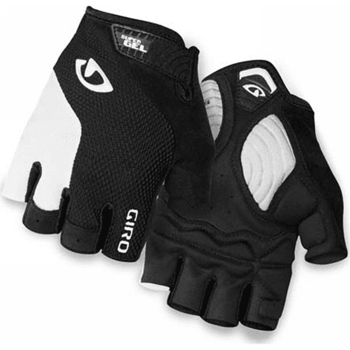 Guanti Corti Estivi Strade Dure SG Bianco/Nero XL con TechnoGel Giro